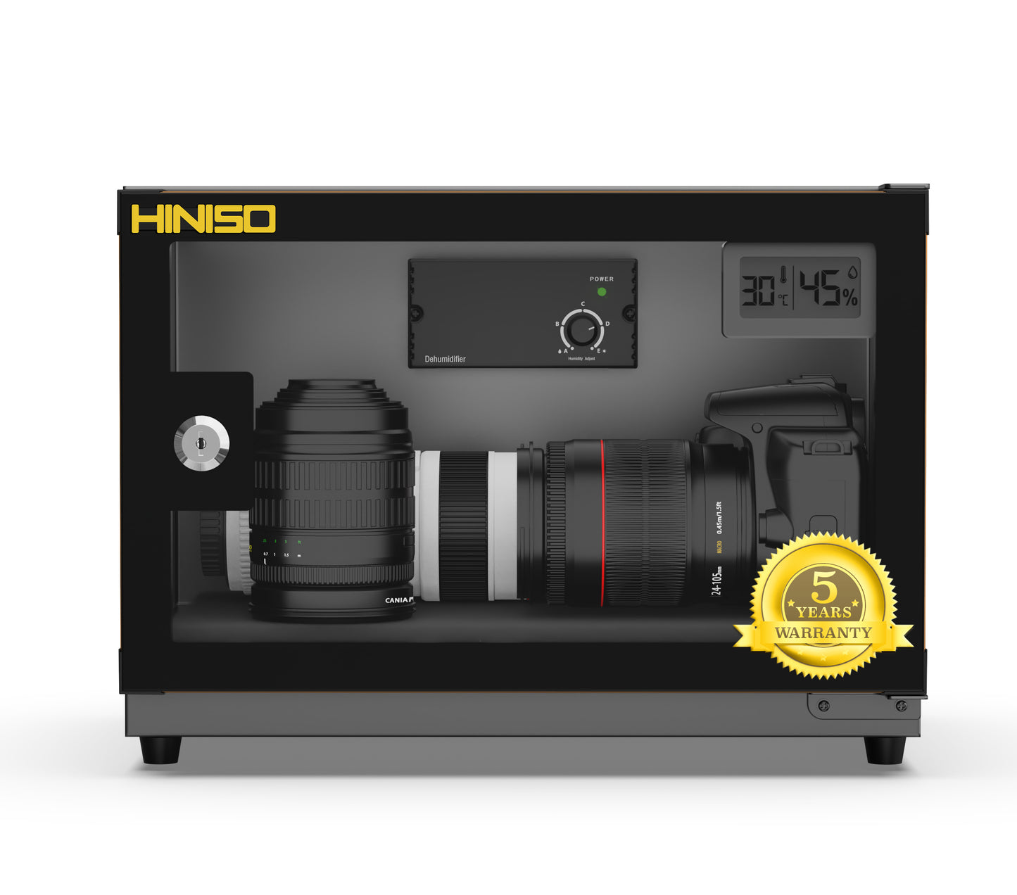 HINISO AB-21C 21 L Liters Capacity Digital Display Dry Cabinet with Humidity Controller