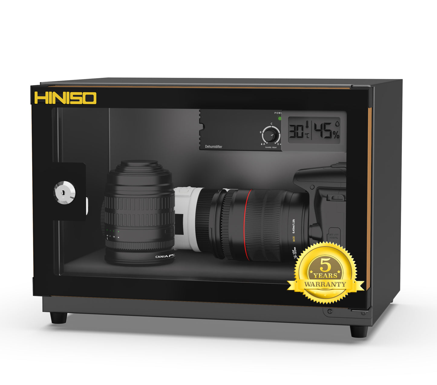HINISO AB-21C 21 L Liters Capacity Digital Display Dry Cabinet with Humidity Controller