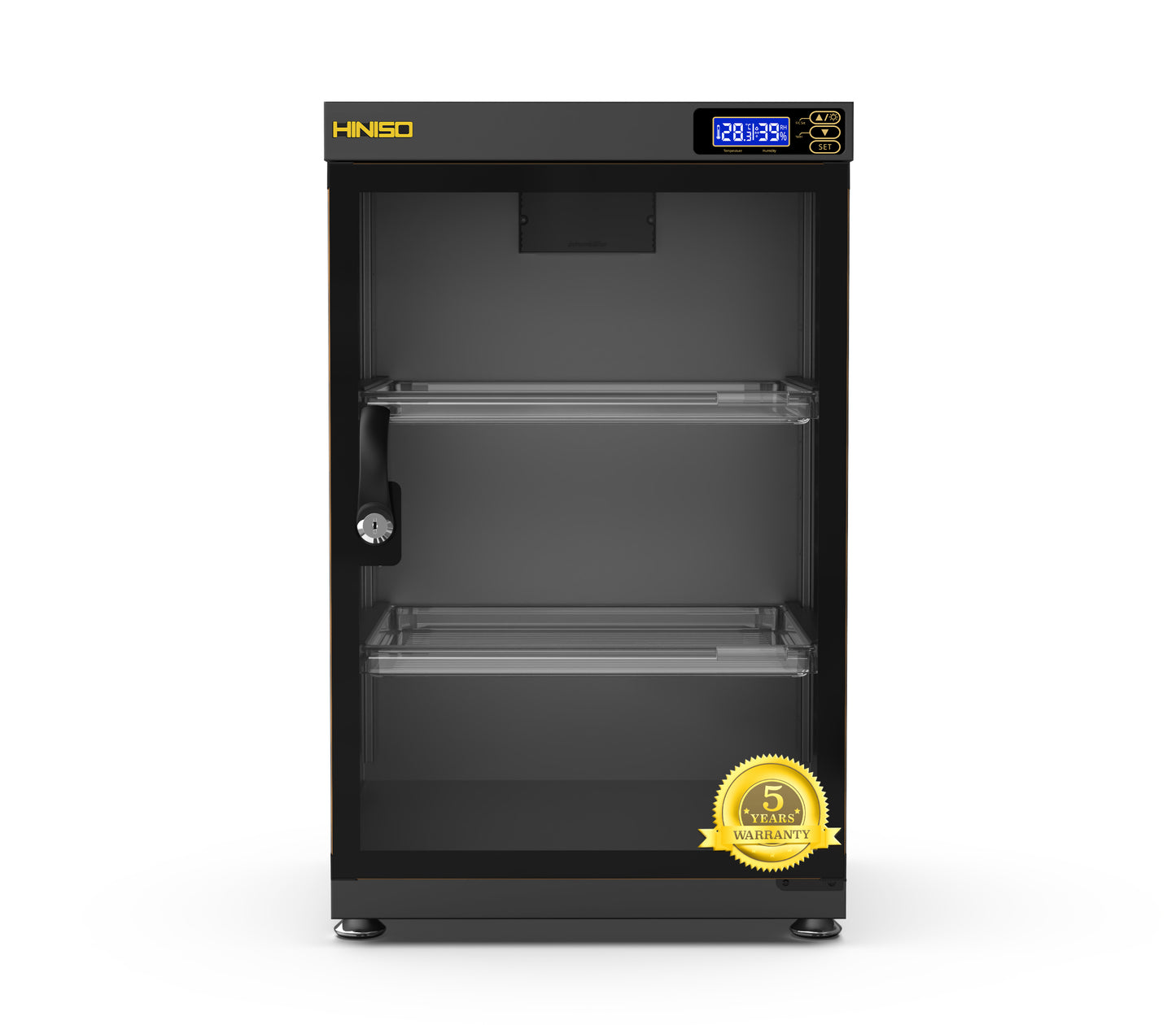 HINISO AD-80S Digital Display Dry Cabinet for Cameras - 80 liters | Comes Up with Built-in Hygrometer for Humidity Control | Safe & Durable Lens Storage