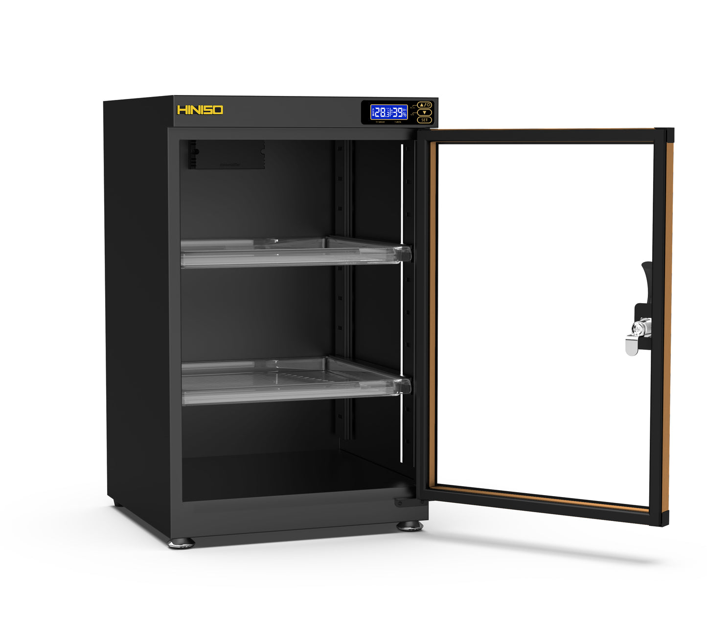 HINISO AD-80S Digital Display Dry Cabinet for Cameras - 80 liters | Comes Up with Built-in Hygrometer for Humidity Control | Safe & Durable Lens Storage