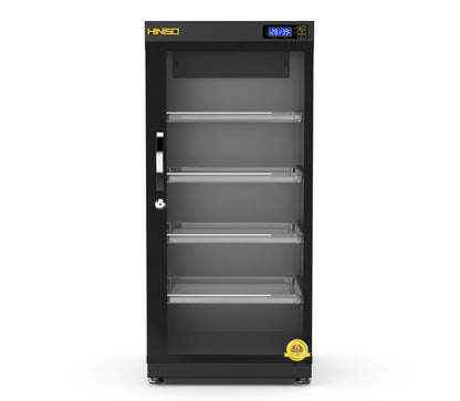 HINISO AD-125S 139 liters Electronic Dry Cabinet with Humidity Controller & Digital Display. (Black)