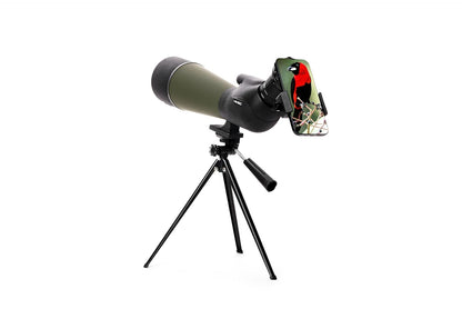 Hiniso 20-60x80 HD Spotting Scope with Tripod, Phone Adapter & Carry Bag | BAK4 Prism, Single Focus, Waterproof & Fogproof Telescope for Bird Watching, Stargazing & Target Shooting