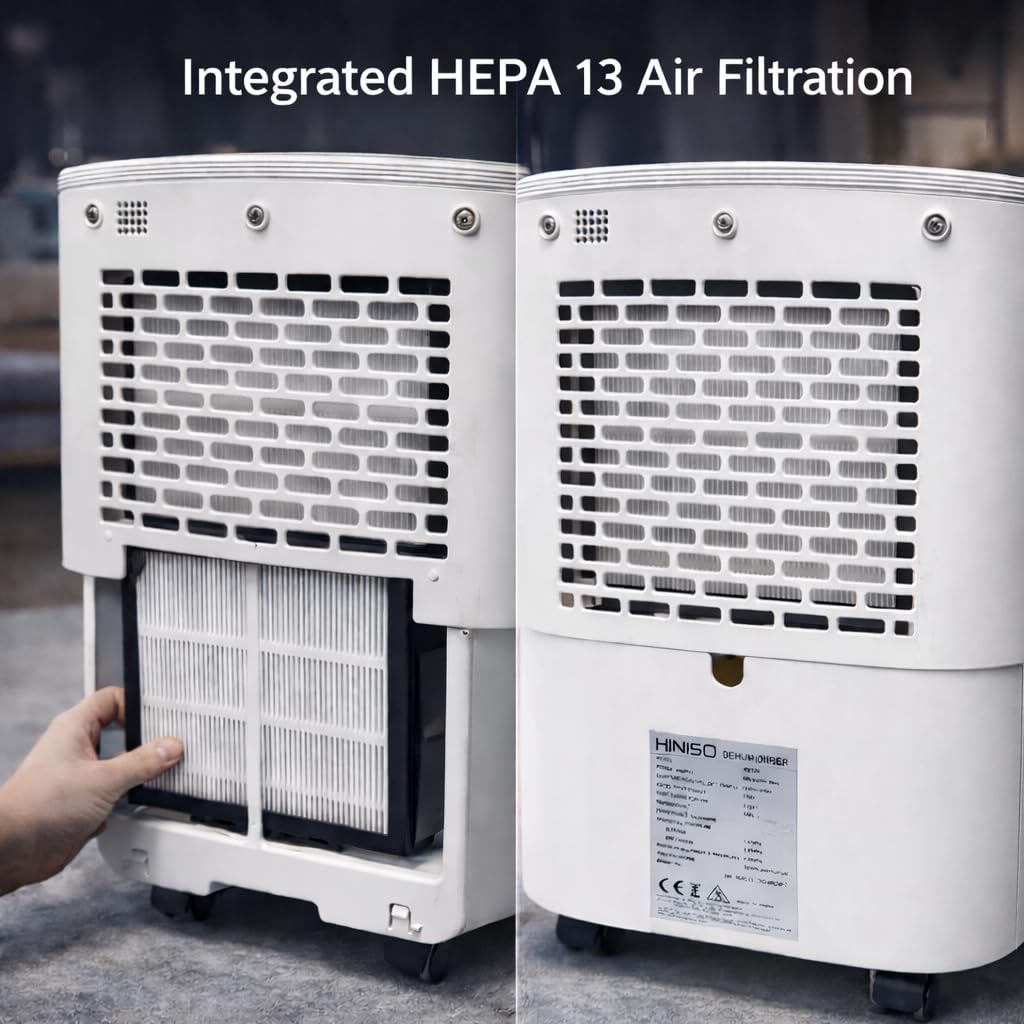 HINISO HEPA 13 Add-On Filter for RM10S Dehumidifier