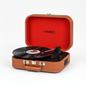 Hiniso Vintage Bluetooth Vinyl Record Player – 2-Way Bluetooth (In/Out), USB Recording | 3-Speed Turntable with Built-in Speakers | Convert Vinyl to MP3 | New T416 Design