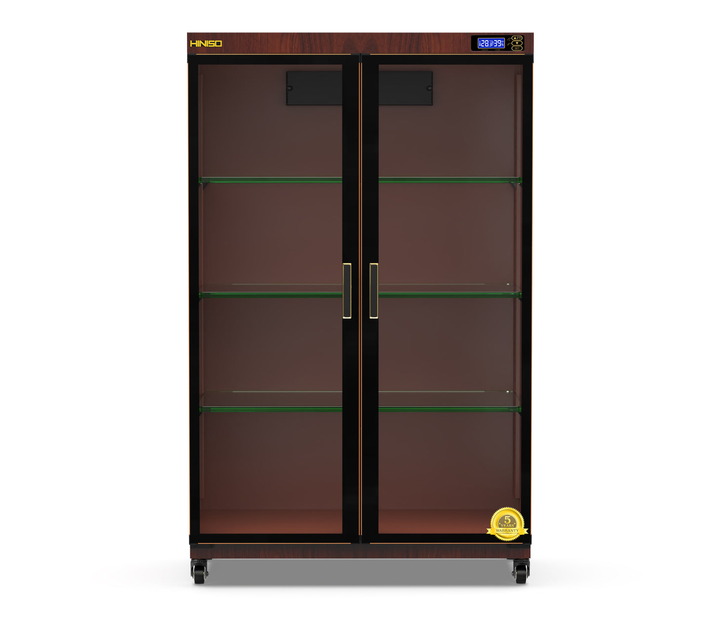 HINISO 280L Digital Dry Cabinet | Double Door, Humidity Control, Silent Storage for Cameras & Electronics