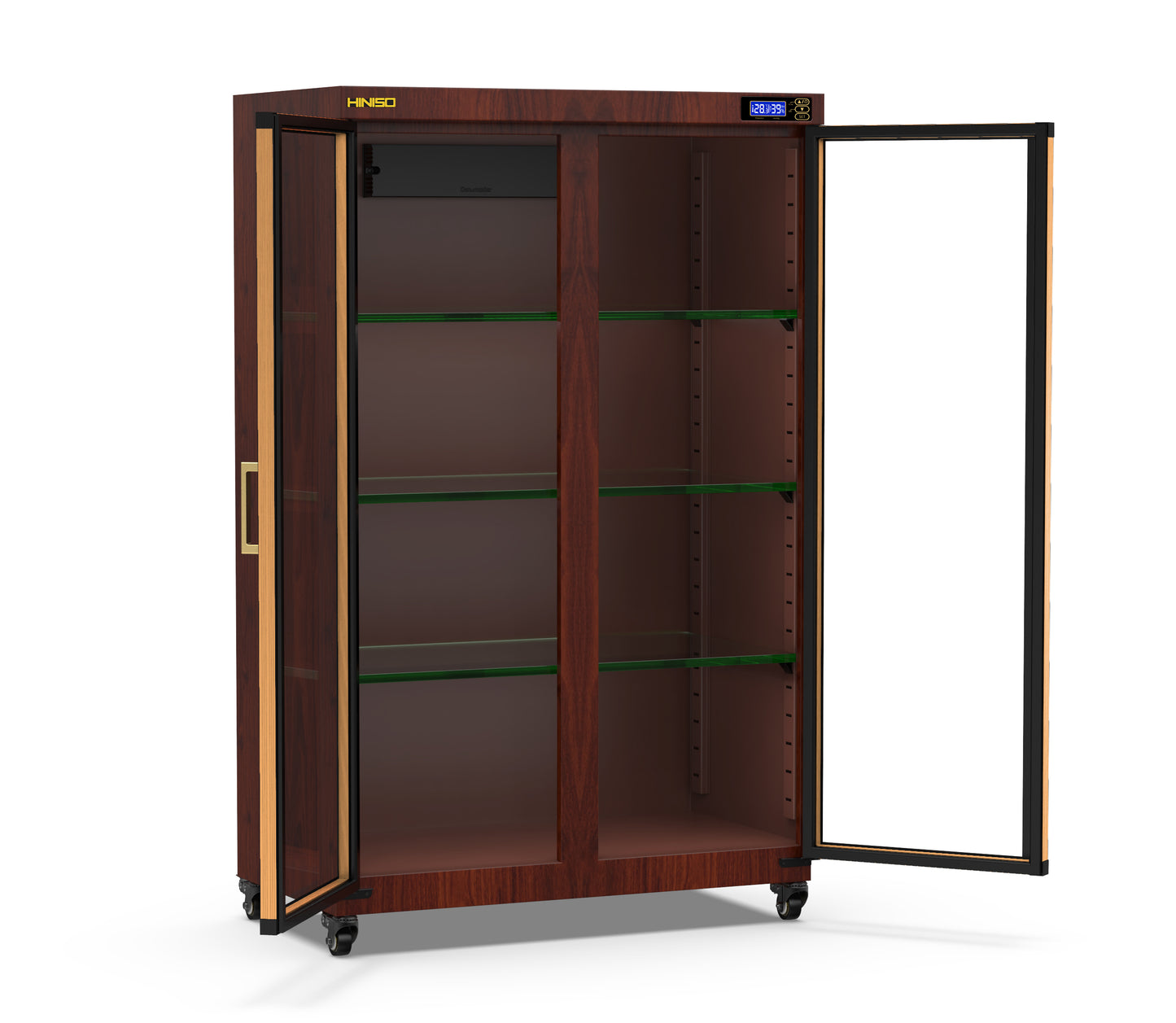 HINISO 280L Digital Dry Cabinet | Double Door, Humidity Control, Silent Storage for Cameras & Electronics