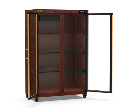 HINISO 280L Digital Dry Cabinet | Double Door, Humidity Control, Silent Storage for Cameras & Electronics