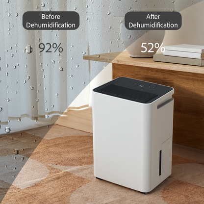 HINISO 16L Smart WiFi Dehumidifier for Home up to 3200 Sq.ft | Compressor Based | Built-in Ionizer Air Purifier | 3.2L Water Tank | Clothes Drying, Auto Defrost & Quiet Mode